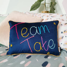 Load image into Gallery viewer, Family Team Embroidered Cushion