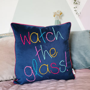 Personalised Colourful Velvet Cushion