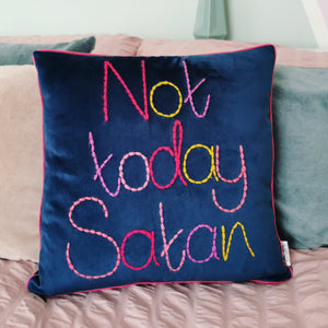 Personalised Colourful Velvet Cushion