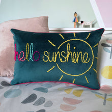 Load image into Gallery viewer, Hello Sunshine Velvet Cushion