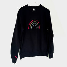 Load image into Gallery viewer, Deluxe Rainbow Embroidered Sweater