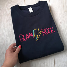 Load image into Gallery viewer, Glam Rock Embroidered Sweater