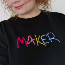 Load image into Gallery viewer, Maker Embroidered Sweater