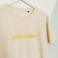 Load image into Gallery viewer, Hello Sunshine Embroidered T Shirt
