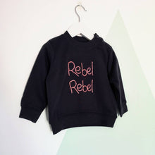 Load image into Gallery viewer, Rebel Rebel Hand Embroidered Sweater For Babies &amp; Toddlers