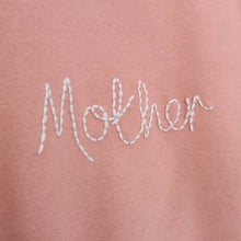 Load image into Gallery viewer, Mother Embroidered Dusky Pink Sweater